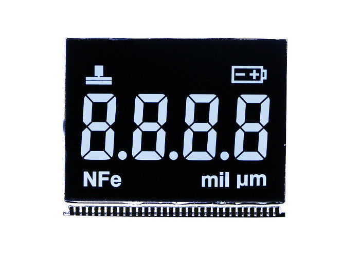 Douane Zwart-wit LCD 7 Segment het type van Vertoningsmodule VA Hoge Contrastlcd Vertoning met Witte LEIDENE Backlight