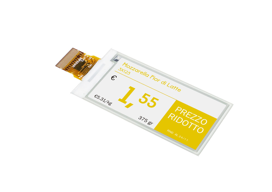 2.13″ 122RGB*250 E Ink Display For Electronic Price Tag