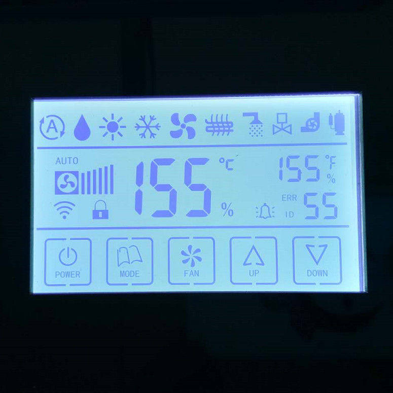 O segmento Lcd projeta a exposição de FSTN/TN Lcd, jogo monocromático transmissivo do Lcd do conector da zebra para o medidor de água