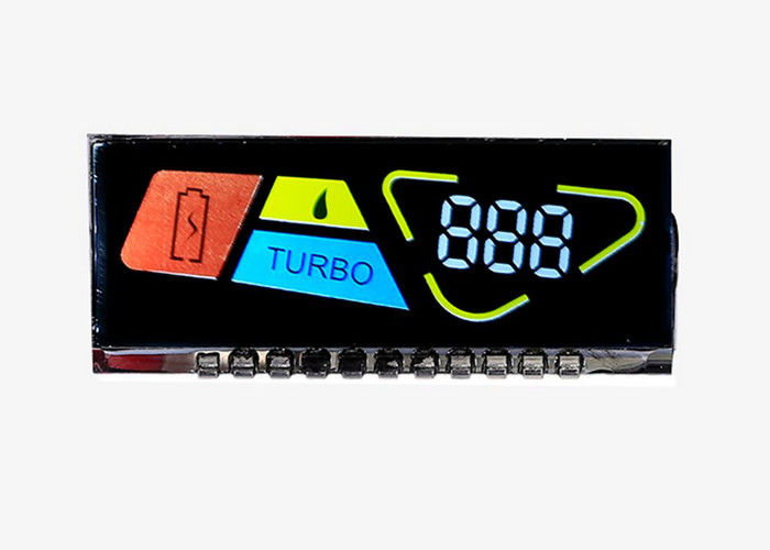 شاشة Lcd 8 أرقام VA DFSTN Lcd 7 شرائح عشرية عرض سلبي عالي التباين وضع Lcd شاشة زاوية مشاهدة عريضة