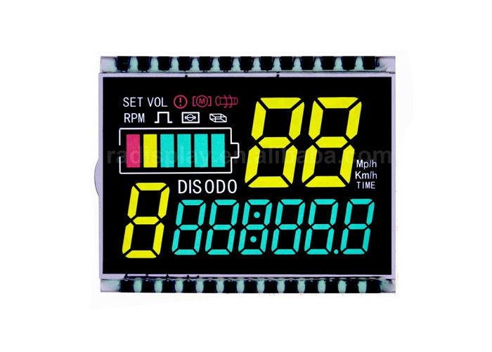 Het Scherm van de douaneva Lcd Vertoning 14 Segmentlcd Cijfer van de Module het Negatieve Vertoning 7 Segmentlcd Module