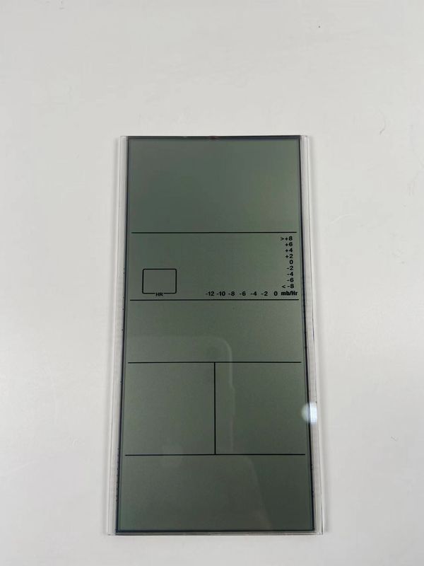 低い電力の消費TN LCDはスマートなサーモスタットのための大きいサイズの区分モジュールを表示する