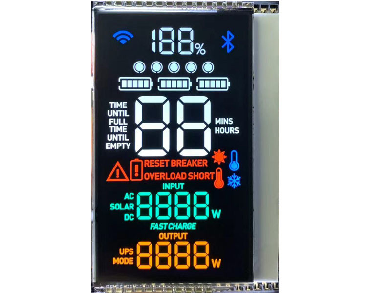 Display monocromático de LCD VA de alto contraste