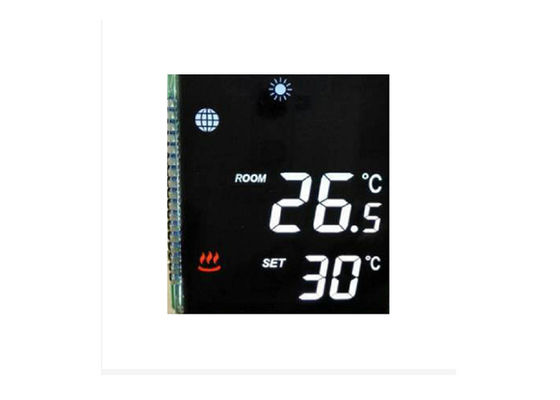 Transmissive PMVA Custom Monochrome Lcd Panel 7 Segment Display Screen