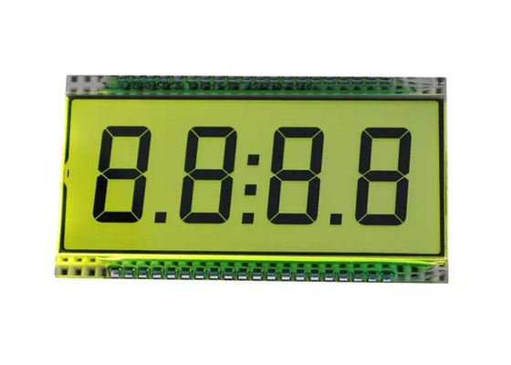 ขาโลหะสะท้อนแสง TN จอแสดงผล LCD 7 ส่วนโมดูลขนาดที่กำหนดเอง