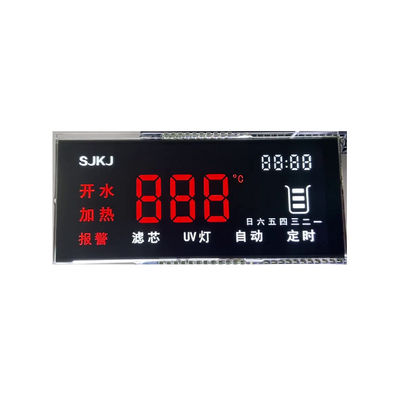 Custom Size Segment Monochrome Lcd Display , TN LCD Display For Water Filter