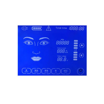 3 Digit 7 Segment Custom Size Lcd Panel , Air Conditioner Positive Digital Lcd Screen