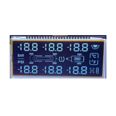 Negative Anzeige VA Lcd, kundenspezifische 7 Segmentanzeige-Stelle grafische Lcd-Platte