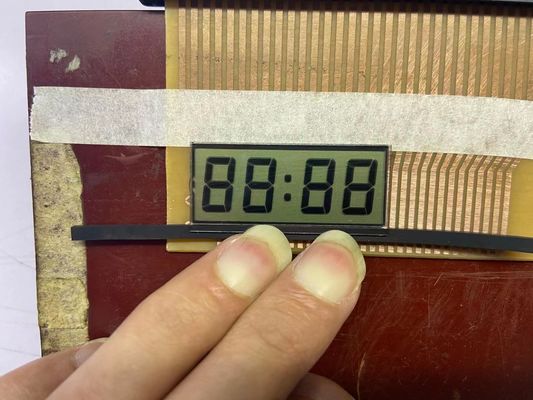 โปสิตรีฟเลคติฟ โปเลอริเซอร์ TN LCD Display Custom 7 เซ็กเมนต์ต่อชั่วโมงเมตร