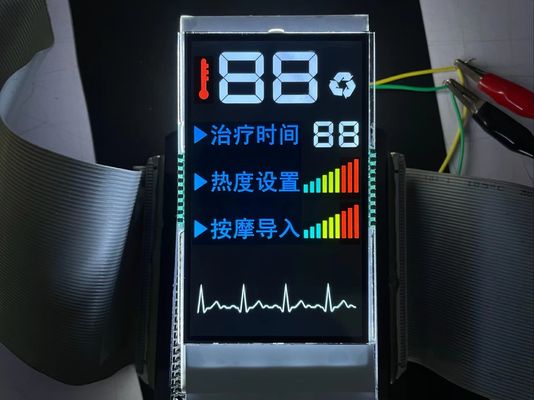 Wholesale Price VA Segment LCD Display Color PIN Control Screen White Backlight For Massager
