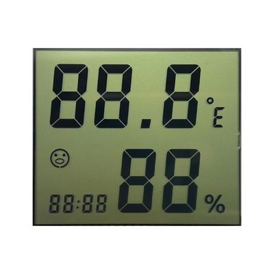 3.0 V Transmissive TN LCD Display Segment Code LCD Screen For Hygrothermograph