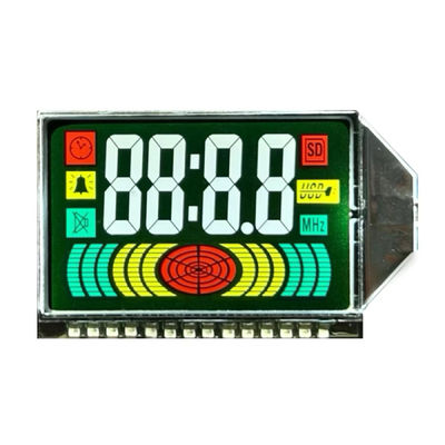 4.5 V TN ناقل منفی با نور پس زمینه LCD می تواند نمایش قابل سفارشی