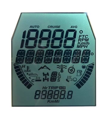 4.5 V Positive HTN Powerboat Instrument Display Can Customizable LCD
