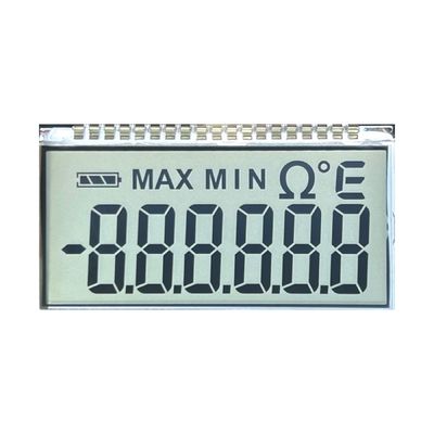 3.0V Positives TN 12 O' CLOCK Transflexionsthermometer Anpassbares LCD