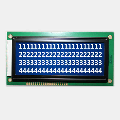 Pantalla negativa del carácter de la exhibición transmisiva azul del modo LCM LCD para el instrumento 