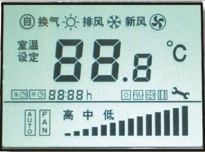 Zebra / Pin Custom LCD Display TN STN Type Small For Detection Instrument / Industrial Tool