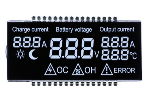 Het Contrastlcd van de speldinterface Hoog Negatief de Vertoningscomité 3.3V van de Vertoningsmodule VA 7 Segmentlcd Vertoning